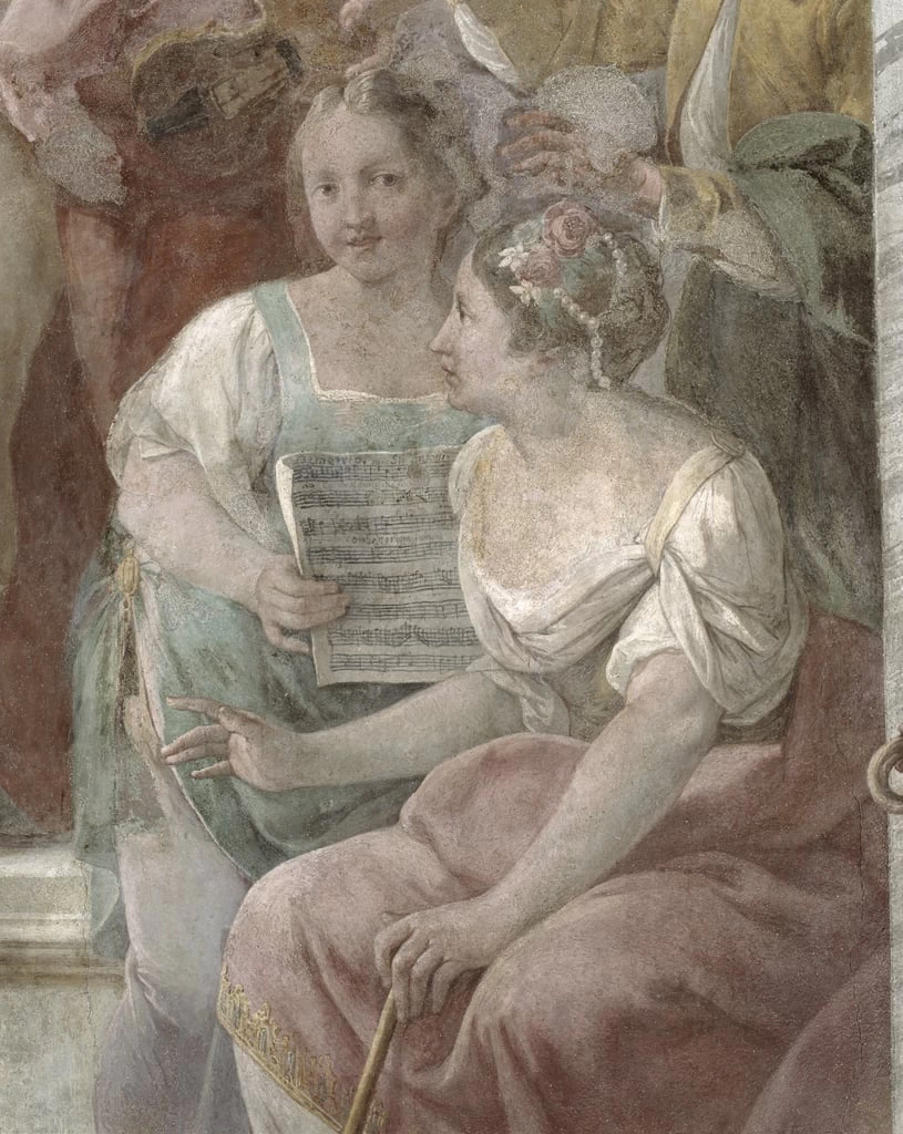 Apollo dirige l'Orchestra di Putte - Santa Maria dei derelitti, Ospedaletto, Venezia, dettaglio